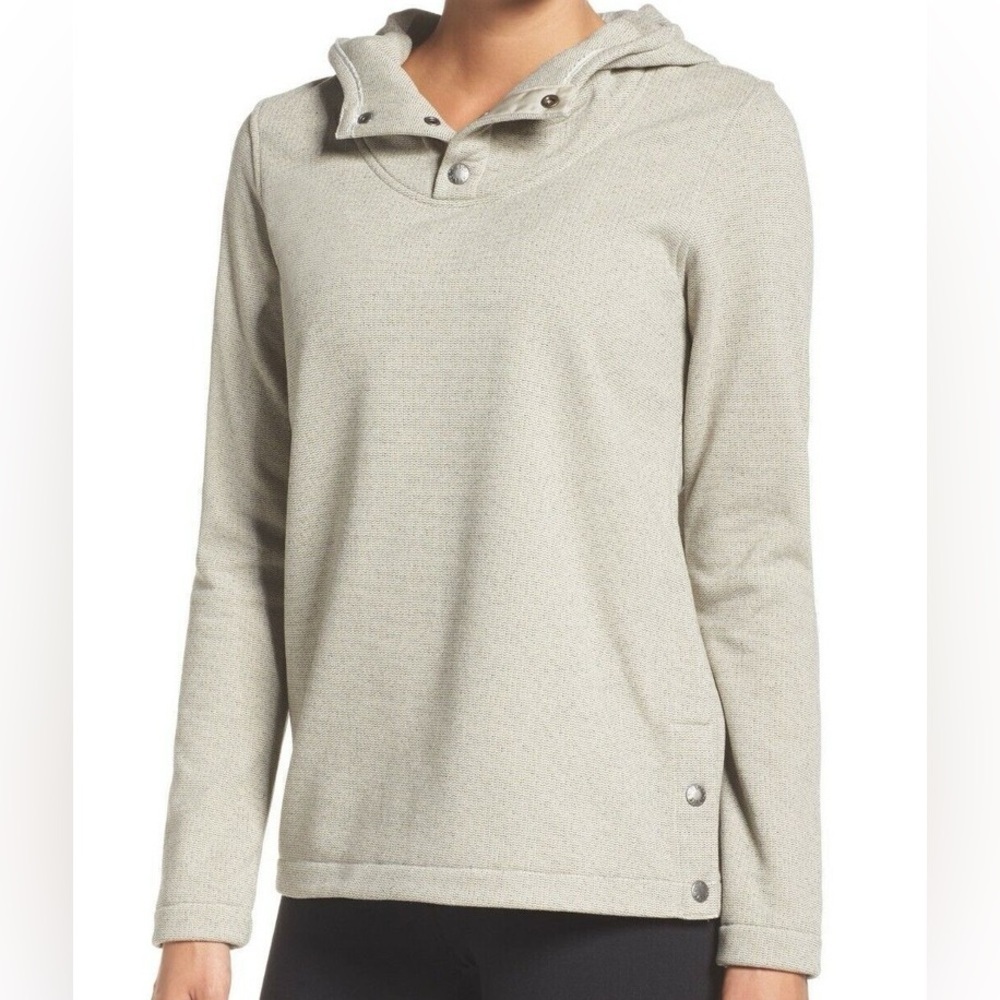 The North Face Jacket Knit Stitch Fleece Pullover Snap Warm Sweater